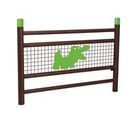 Barrière Spéciale Ecole Linea RAL8017 - Animation Croco - PROCITY - 206816.8017
