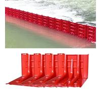 Barrières anti-inondation - Système de prévention des inondations de porte de garage, matériau ABS, assemblage rapide et facile, bouclier de barrière d'eau pour la protection contre les inondations