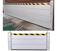 Barrières De Défense Multifonctionnel Barrière Anti Inondation Réutilisable Conception avec Avertissement Réfléchissant pour Les Portes Les Garages Les Allées Les Routes,A,220 * 120cm