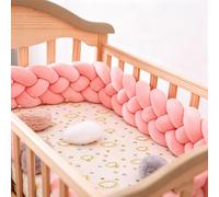 BarrièRes De Lit De Voyage Pour Tout-Petits,Tour Tout-Petits,Coussin DéCoratif Doux Et Douillet,Tricoté Surpiqué,Coussin NœUd Multicolore,Protection AdaptéE Aux LatéRales Frontales Du Lit(1m,F)