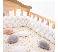 BarrièRes De Lit De Voyage Pour Tout-Petits,Tour Tout-Petits,Coussin DéCoratif Doux Et Douillet,Tricoté Surpiqué,Coussin NœUd Multicolore,Protection AdaptéE Aux LatéRales Frontales Du Lit(1m,B)