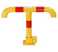 Barrières de parking Poteau de parking, Borne de verrouillage stationnement en forme T, barrière pliable, sécurité, intercepteur voie, poteaux(Yellow)