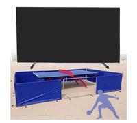 Barrières de ping-Pong Pliables - Clôtures de séparation Mobiles et Portables pour Clubs et stades, 140 x 75 cm (4 pièces) - Écrans de séparation temporaires (Noir)