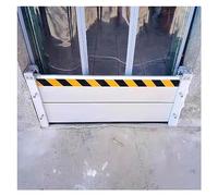 Barrières de prévention des inondations de porte, bouclier de barrière d'eau réutilisable en aluminium-déflecteur de barrage temporaire détachable(0.7x0.4m/2.3x1.3ft)