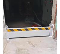 Barrières de Protection contre les inondations en aluminium for porte, bouclier de panneau anti-inondation réutilisable et détachable, système de prévention des eaux hautes(L 300cm(9.8ft),H20cm)