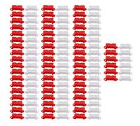 Barrières De Route pour Voitures Télécommandées, 120PCS Route De Course De Drift en Plastique Rouge Et Blanc - Durable Et Portable, Compatible avec Voitures RC, Parfait pour