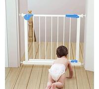 Barrières de Sécurité pour Animaux de Compagnie à Auto-Close,Barrière D'escalier de Sécurité à Pression,Barrière de Sécurité Extensible,pour Escaliers,Portes (125-132cm/49.2-52in)