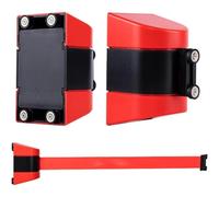 Barrières murales magnétiques rétractables, 5 m/10 m, ceinture d'isolation murale en plastique ABS, utilisées dans les usines, métros et musées(10m/32.8ft)