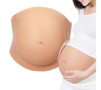 Barriga en silicone pour grossesse, accessoires pour fêtes de plaisanterie pratiques - Ventre de grossesse pour cosplay en silicone - pour maison, bureau, rôle, lecture, photographie, tournage, fête