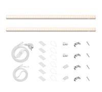 Barrina T5 Grow Lampe, 59cm, Gelbes Vollspektrum Sonnenlicht, 20W (2 x 10W), 2FT Pflanzenlampen LED mit Ein/Aus-Schalter, Verkettbar, Gewächshaus, Stecker und Spiel, 2er