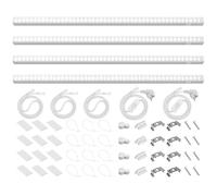 Barrina T5 Lampe Horticole, 59cm, 5000K Lumière Blanche à Spectre Complet LED, 40W (4 x 10W), 2FT Lampe de Croissance pour Plantes Connectable, Plug and Play, Haute PPFD, Pack de 4
