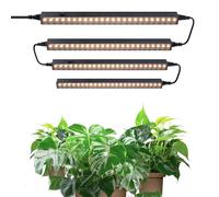 Barrina T5 Lampe Horticole, Spectre Complet Jaune,29cm,Magnétique Pack de 4