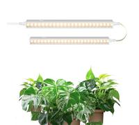 Barrina T5 Pflanzenlampe LED, Gelb, 29cm, Vollspektrum Sonnenlicht, Verkettbare Grow Lampe, LED-Wachstumslichtleiste mit Schalter, Stecker und Spiel, 2er