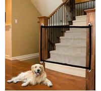 Barrire de scurit pour chien porte magique rglable rtractable portable 180 x 72 cm Animalerie > Chien > Sécurité
