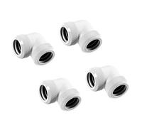 Barrow 14 mm Multi-Link au Multi-Link Fixation, 90 ° rotatif, Blanc, 4-pack