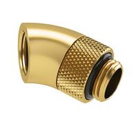 Barrow Adapter 45 Grad G1/4 Zoll Ag Auf G1/4 Zoll Ig - Drehbar, Gold