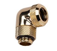 BARROW Multi-Link Adapter Anschluss 90 Grad G1/4 Zoll AG Auf 12mm AD Hardtube - drehbar, Gold