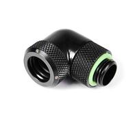 BARROW Multi-Link Adapter Anschluss 90 Grad G1/4 Zoll AG Auf 12mm AD Hardtube - drehbar, Schwarz