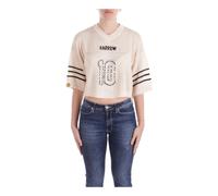 Barrow - Pull avec logo et broderie au dos - Femme - Pulls - Beige - Taille: 36 FR