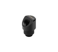 Barrowch G1/4 Male Rotary To Smooth 45 Degree Female Angle - Black