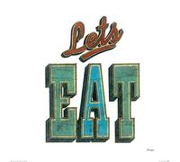 Barry Goodman (Let's Eat 60 x 60 cm Toile Imprimée