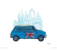 Barry Goodman (Mini London 40 x 50 cm Toile Imprimée