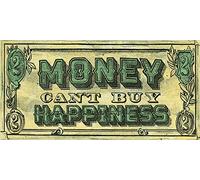 Barry Goodman Money Can't Buy Happiness 50 x 100 cm Art Print, Multicolore
