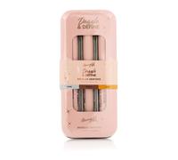 Barry M Dazzle & Define Metallic Crayons (Orchid Flower, White, Galactic Teal) 3 pces ombre Silver, Truffle, Gold