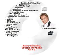 Barry Manilow Custom Karaoke CD+G, 19 Greatest Hits Collection