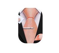 Barry.Wang Lot de 4 cravates classiques en satin pour homme - Pour mariage, formel, affaires, rose corail, taille unique