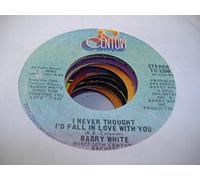 BARRY WHITE 45 RPM I Never Thought I'd Fall In Love With You / It's Ecstasy When You Lay Down Next To Me