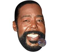 Barry White (Smile) Celebrity Mask, Flat Card Face, Fancy Dress Mask
