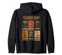Bars Fictifs Visites Emotionnelles Design Vintage Sweat à Capuche
