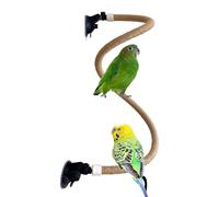 Barschstand - Barre de ponçage portable pour petits oiseaux - Barre d'aspiration de fenêtre - Tube de rack - Pince de siège - Unité de bras