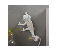Barsinfi Seletti Lizard LED Resin Animal Chameleon Table Lamp Living Room Bedroom (Wall Lamp Type C)