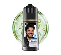 Bart Coloration Teinture longue durée pour moustache 200 ml | Shampoing colorant pour barbe pour homme pour activités de plein air, vacances, voyages, grand-père, mari