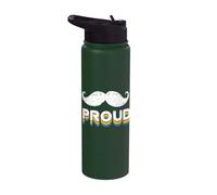 bart CSD tolérance liberté amour respect fièrement LBGTQ+ Stainless Steel Insulated Water Bottle