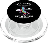 Bartender Gifts - Bartenders are Magical Like Unicorns Funny PopSockets PopGrip pour MagSafe