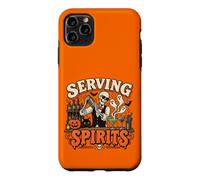 Bartender Halloween Squelette Servant Spirits Bar Staff Coque pour iPhone 11 Pro Max