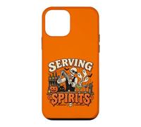 Bartender Halloween Squelette Servant Spirits Bar Staff Coque pour iPhone 12 Mini
