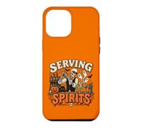 Bartender Halloween Squelette Servant Spirits Bar Staff Coque pour iPhone 12 Pro Max