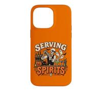 Bartender Halloween Squelette Servant Spirits Bar Staff Coque pour iPhone 14 Pro Max