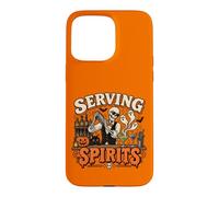 Bartender Halloween Squelette Servant Spirits Bar Staff Coque pour iPhone 15 Pro Max