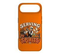 Bartender Halloween Squelette Servant Spirits Bar Staff Coque pour iPhone Air