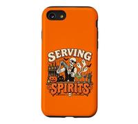 Bartender Halloween Squelette Servant Spirits Bar Staff Coque pour iPhone SE (2020) / 7/8