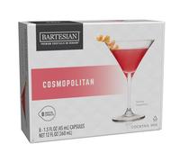 Bartesian Cocktail Mixer Cosmopolitan - Ingrédients pour Vodka Cocktail - Capsules pour le Bartesian Cocktail Maker - Préparation sans alcool à mélanger avec des spiritueux - Lot de 8 capsules