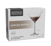 Bartesian Cocktail Mixer Espresso Martini - Ingrédients pour Vodka Cocktail - Capsules pour le Bartesian Cocktail Maker - Préparation sans alcool à mélanger avec des spiritueux - Lot de 8 capsules