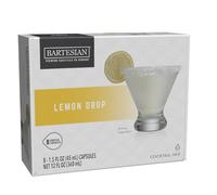 Bartesian Cocktail Mixer Lemon Drop - Ingrédients pour Cocktail a base de Vodka - Capsules pour le Bartesian Cocktail Maker - Préparation sans alcool à mélanger avec des spiritueux - Lot de 8 capsules