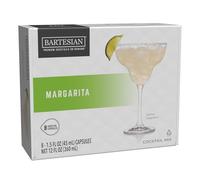 Bartesian Cocktail Mixer Margarita - Ingrédients pour Tequila Cocktail - Capsules pour le Bartesian Cocktail Maker - Préparation sans alcool à mélanger avec des spiritueux - Lot de 8 capsules