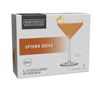 Bartesian Cocktail Mixer Uptown Rocks - Ingrédients pour Cocktail a base de Gin - Capsules pour le Bartesian Cocktail Maker - Préparation sans alcool à mélanger avec des spiritueux - Lot de 8 capsules
